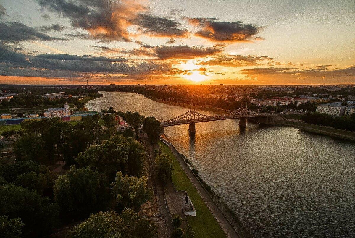 Фото тверь закат