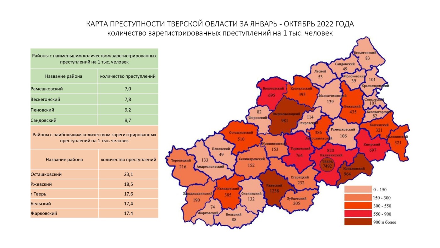 Уровень преступности 2022. Тверская область самая Криминальная. Уровень преступности в России. Карта преступности в регионах 2022. Самая Криминальная область в России.