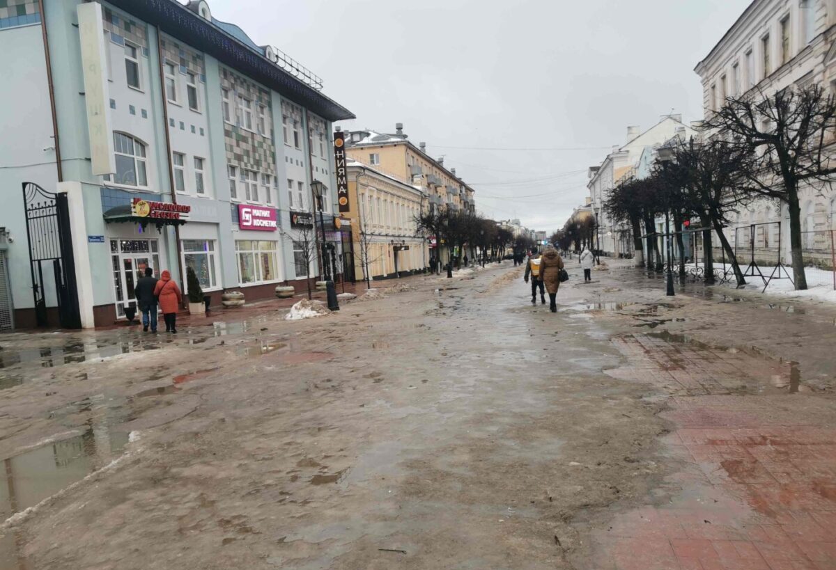 Трехсвятская улица в твери фото