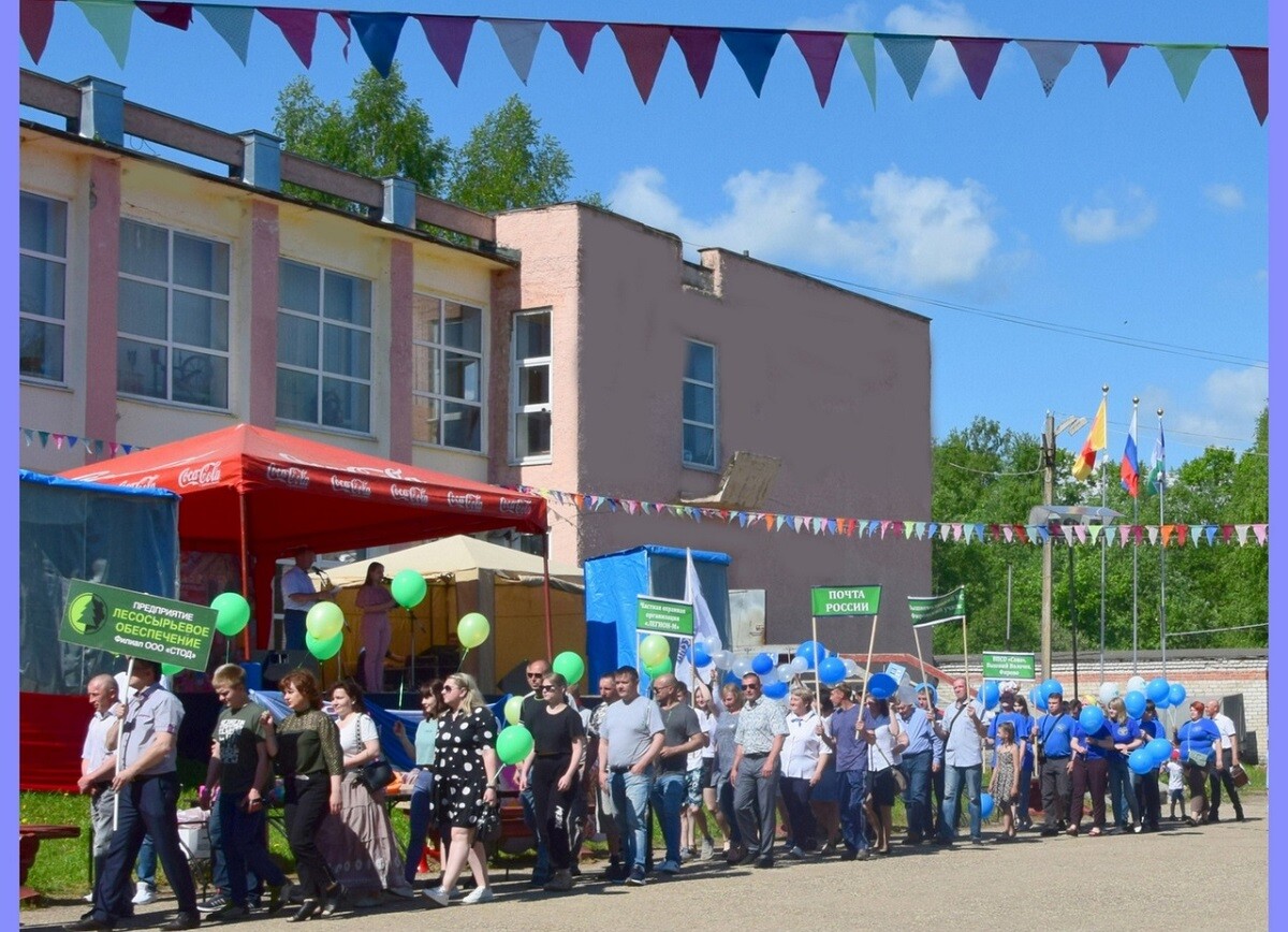 В Тверской области жители Фировского района отмечают День муниципального  образования - Караван Ярмарка