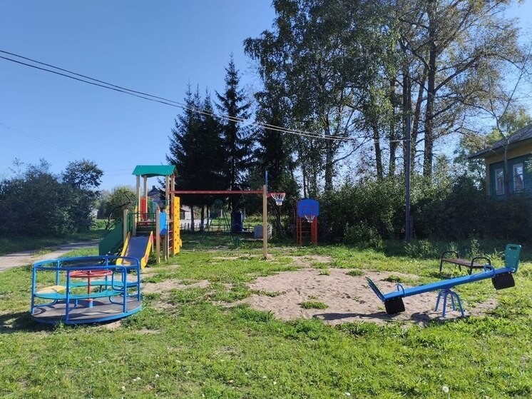 В Тверской области открыли 2 новые детские площадки -