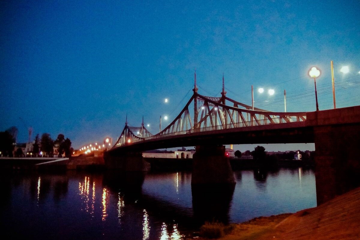нововолжский мост в твери