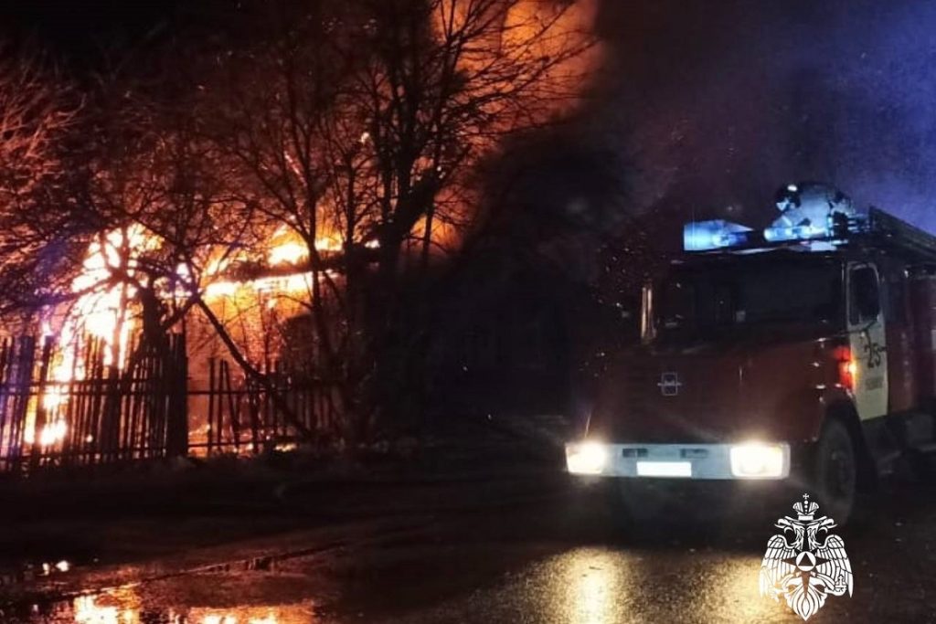 пожар в жилом доме