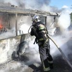 пожар в автобусе
