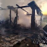пожар в хозяйственной постройке