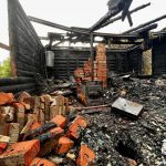 Строение сгорело полностью
