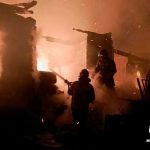 загорелся жилой дом