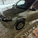 столкновение двух легковых автомобилей