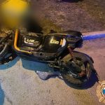 столкновение автомобиля и электросамоката