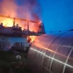 загорелся гараж